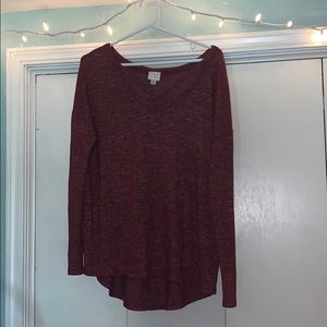 Long sleeve sweater